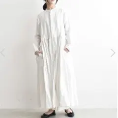 【新品・タグ付き】R&D.M.Co フロントオープンシャツドレスのサムネイル
