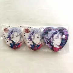 不破湊　にじさんじ Rose Valentine ランダムハート型缶バッジ