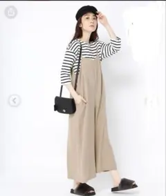 【Mサイズ】サロペット　ベージュ