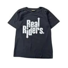 7SM3【湘南乃風】Real Riders プリントTャツ　黒　古着のサムネイル