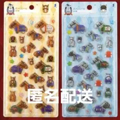 サラブレッドコレクション ぷっくりシール オルフェとゴルシ2種セットのサムネイル