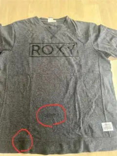 ROXY グレー 半袖Tシャツ Mサイズ