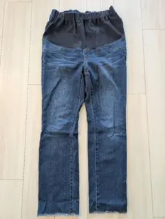 レプシィム 【産前・産後対応】マタニティストレートデニムスリムパンツ M