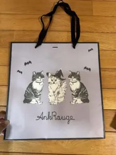 AnkRouge 猫デザイン ショップ袋 大きめのサムネイル