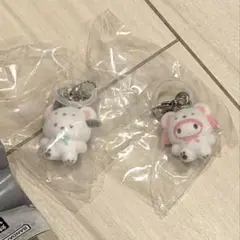 サンリオキャラクターズ ふわふわスノー　マイメロディ　ポチャッコ