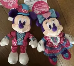 ミニー ミッキー ぬいぐるみバッジ ディズニー パルパルーザ ファンダーランド