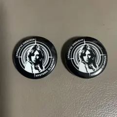 HYSTERIC GLAMOUR ピンバッジ 2個セット モノクロ