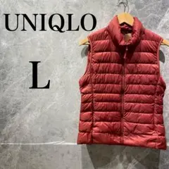 UNIQLO ユニクロ レディース S テラコッタ ダウンベスト 美品 軽量のサムネイル