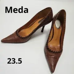 最終価格 meda メダ ハイヒール レザー 23.5 アジアン 即発送