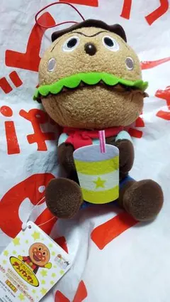 ハンバーガーキッド ぬいぐるみ　それいけ！アンパンマン　ころふわ