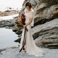 2次会ドレス 前撮りドレス ウエディングドレス Mサイズ