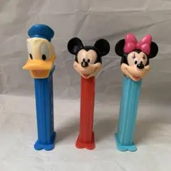 ディズニー PEZ ペッツ 3体セット ドナルド ミッキー ミニー