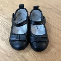 黒リボン付きフォーマルシューズ13.0㎝