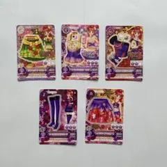 【R含】アイカツカード 紅林珠璃 5枚売り
