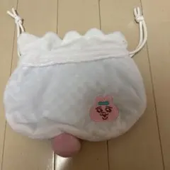 キャラクター刺繍付き巾着ポーチ