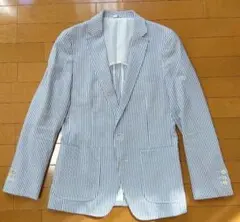 SUIT SELECT グレー サイズY5　ストライプ ジャケット