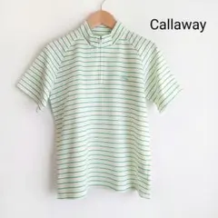 キャロウェイ 半袖 ポロシャツ ジップアップ