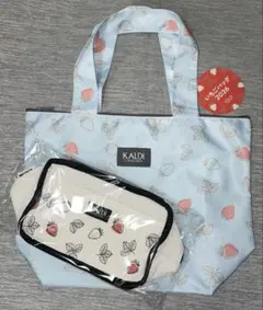 カルディ　いちごバッグ2026+保冷バッグセット