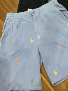 ラルフローレン　キッズ　夏　短パンセット　水色のみ