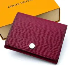 【極美品】ルイヴィトン　アンヴェロップカルトドゥヴィジット　エピ　ミルティーユ 楽天市場】LOUIS VUITTON ルイ ヴィトン エピ アンヴェロップ