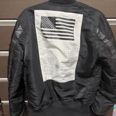 ALPHA INDUSTRIES MA-1 フライトジャケット ブラック Mのサムネイル