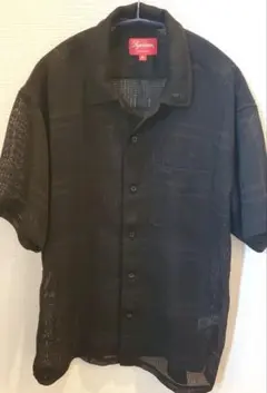 Supreme メッシュ 半袖シャツ ブラック Mのサムネイル