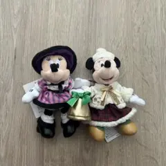 東京ディズニーリゾート ミニー ぬいぐるみバッジ 2種セット