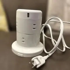 ELECOM ECT-0620WH USB電源タップ