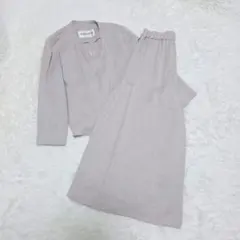 ​GEORGESRECH 36 セットアップ ジャケット ワイドパンツ ベージュ