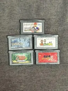 ゲームボーイアドバンスソフト まとめ売り（5本セット）