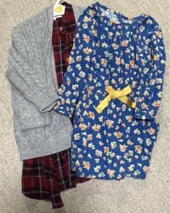 女子　シャツワンピ　チュニック　グローバルワーク