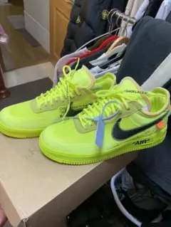 NIKE Airforce1 off-white Volt