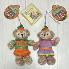 ダッフィー&シェリーメイ 2010ハロウィンコスチュームぬいぐるみストラップ