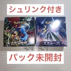 ポケモンカード　古代の咆哮　未来の一閃　 未開封 一パックずつ