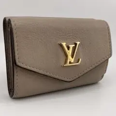 IC　ルイヴィトン　カプシーヌ　コンパクト　ガレ　三つ折り財布　818 LOUIS VUITTON - IC ルイヴィトン カプシーヌ コンパクト ガレ 三