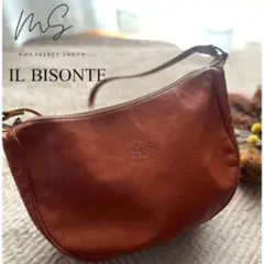 IL BISONTE イルビゾンテ ハーフムーン 三日月 ショルダーバッグ