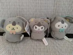 サンリオキャラクターズ　どうぶつ着ぐるみマスコット　3種類セット