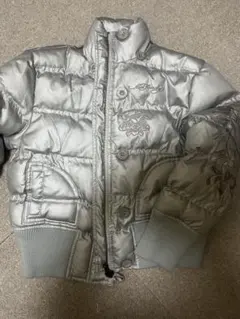 Ed Hardy シルバー ダウンコート
