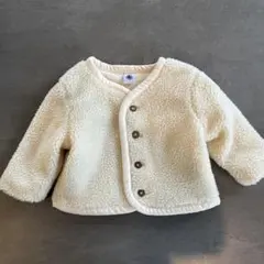 PETIT BATEAU フリース　ボアジャケット　アウター モコモコジャンパー