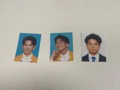 モナキ 証明写真 ガチャ じん ケンケン3種セット 初版分 裏面印字有