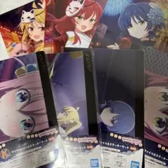 b*m様 一番くじぼっちざろっくK賞クリアファイル&ステッカーセット　セミコンプ