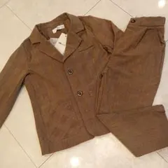 新品未使用 キッズ スーツ ブラウン 100cm 110cm