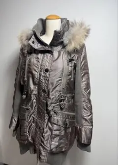 美品⭐︎ カーラ（Cara） ファー付き中綿ジャケット　Y2K 平成