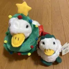 アフラック　クリスマスダック ぬいぐるみセット　非売品　レアすぎる!