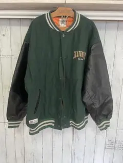 VISION STREET WEAR スタジャン グリーン　値下げ可のサムネイル