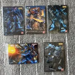 ガンプラパッケージアートコレクション　未開封❗️ ガンダムウエハースカード　5枚