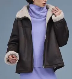 N.O.R.C レザーライクボアコート