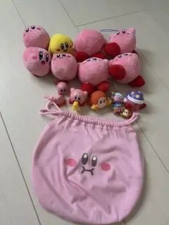 星のカービィ　ぬいぐるみマスコット　ガチャガチャ 巾着袋 17点まとめ売り