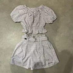 JENNI LOVEチェック柄セットアップ150cm