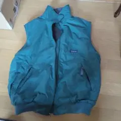 b*f様 90s patagonia パタゴニア　シェルドシンチラベスト 水色 patagonia(パタゴニア) / シェルドシンチラベスト/M/ナイロン/GRY
